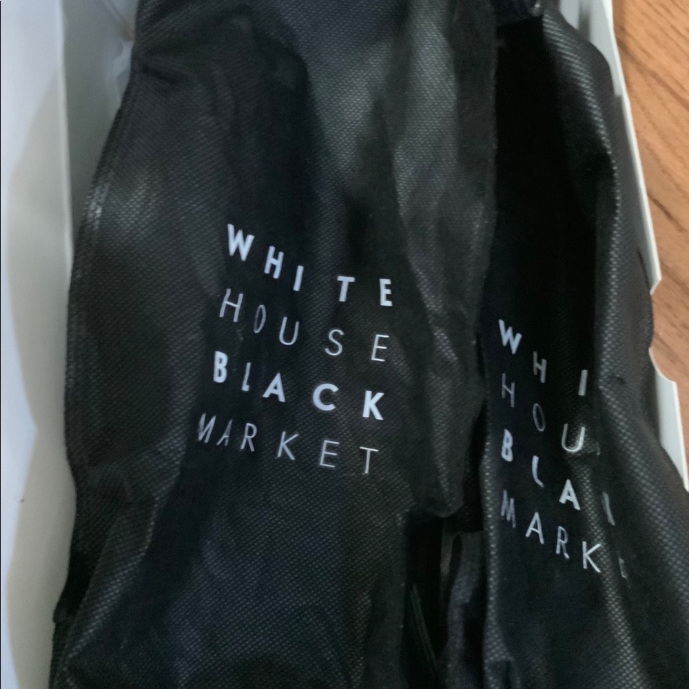 White House Black Market Flats Embroidery New - Picture 6 of 6